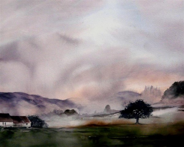Painting a week  in the Morvan France 26