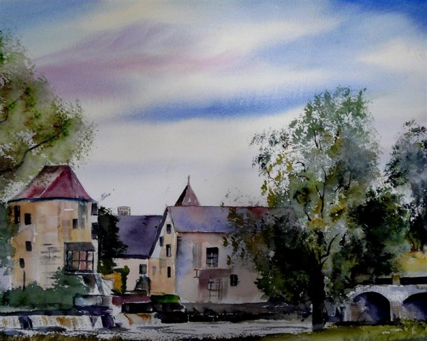 Painting a week  in the Morvan France 27