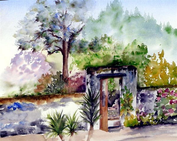 Painting a week  in the Morvan France 21