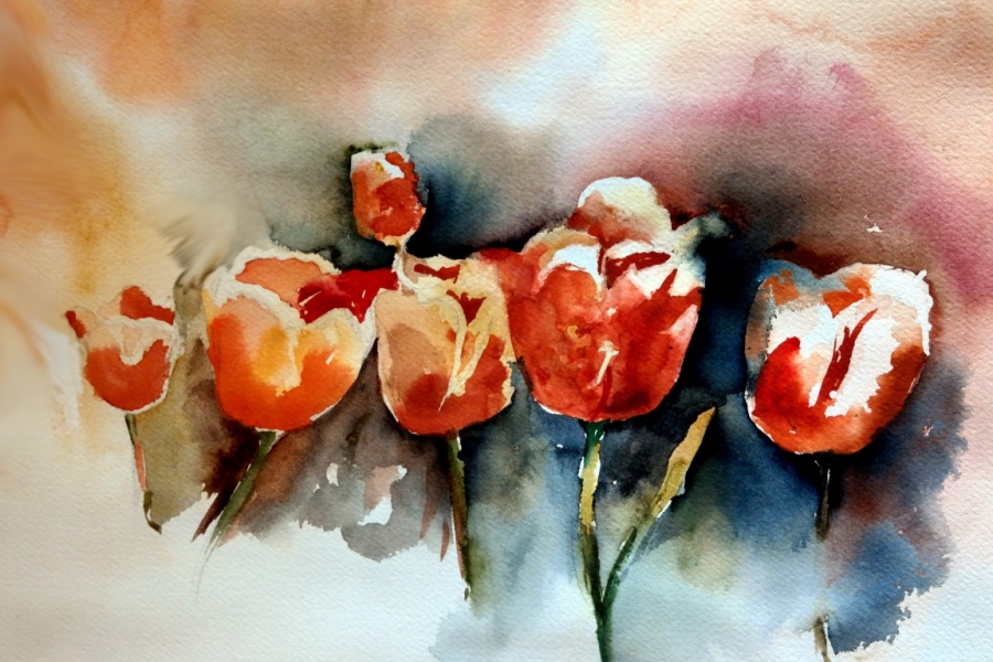 red tulips